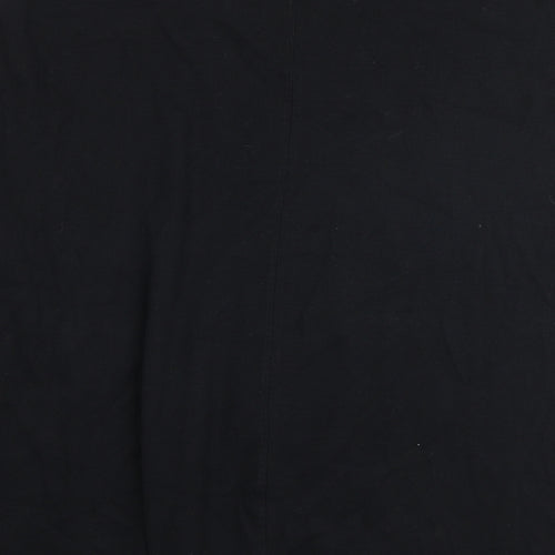 Marks and Spencer Womens Black Cotton Flare Skirt Size 18