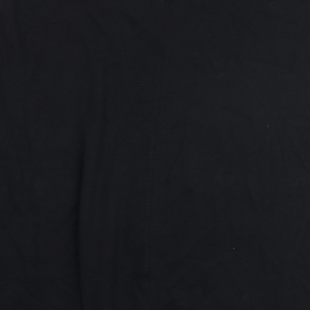 Marks and Spencer Womens Black Cotton Flare Skirt Size 18