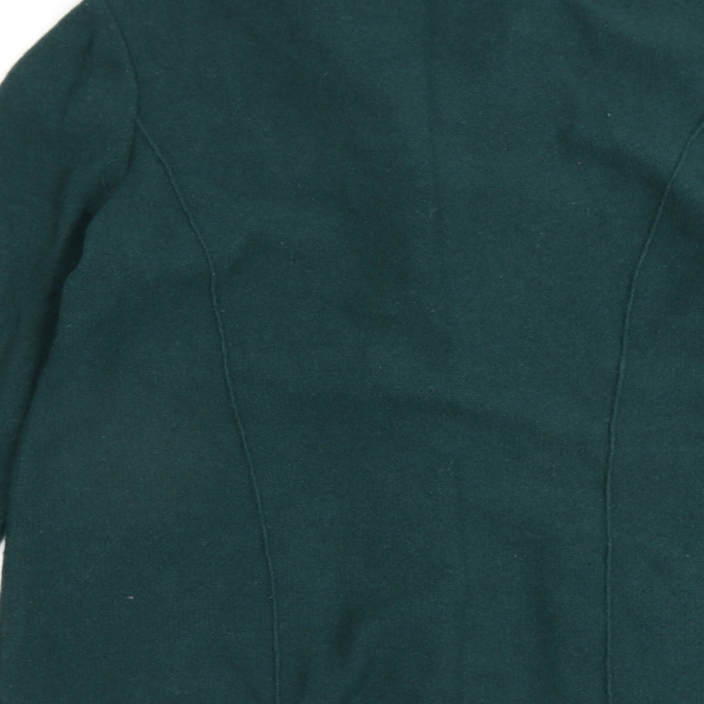 Laura Ashley Womens Green Jacket Coatigan Size 16 Button
