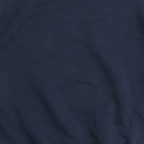 Honore Womens Blue Cotton Pullover Sweatshirt Size 12 Pullover