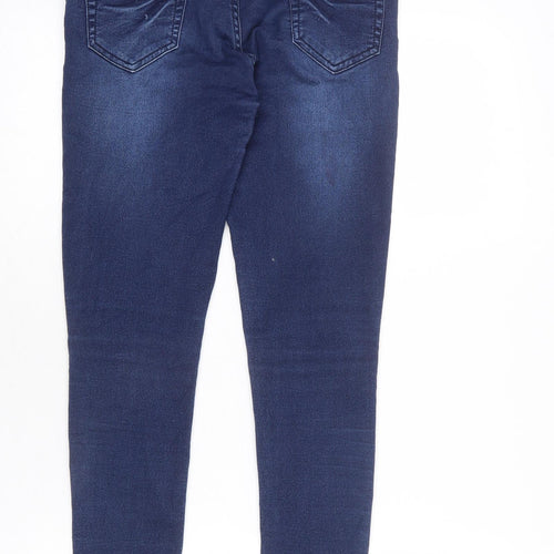 High Star Womens Blue Cotton Skinny Jeans Size 28 in L26 in Regular Zip