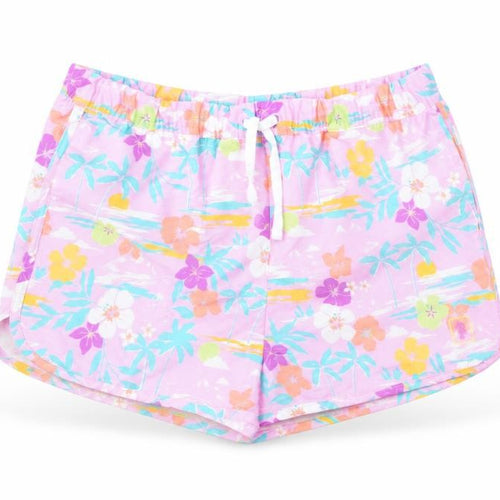 Marks and Spencer Boys Multicoloured Geometric Polyester Bermuda Shorts Size 13-14 Years Regular Drawstring - Swim Shorts