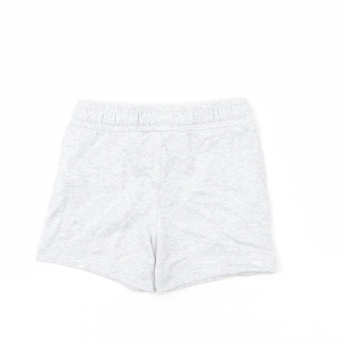 Marks and Spencer Boys Grey Cotton Sweat Shorts Size 2-3 Years Regular