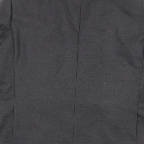 Marks and Spencer Mens Grey Polyester Jacket Blazer Size 44 Regular