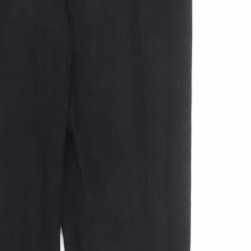 Denim & Co. Mens Black Cotton Straight Jeans Size 32 in L32 in Regular Zip