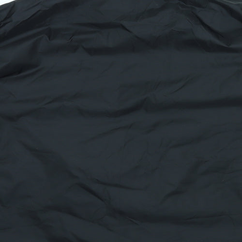 B&C Mens Black Rain Coat Coat Size XL Zip