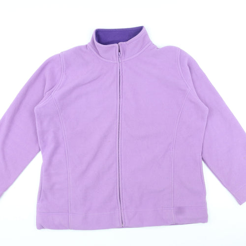 EWM Womens Purple Jacket Size XL Zip