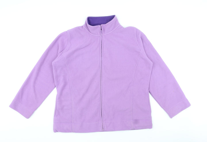 EWM Womens Purple Jacket Size XL Zip