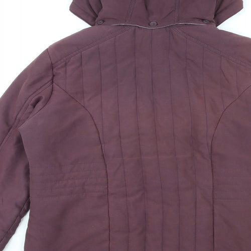 BHS Womens Purple Jacket Size 12 Zip