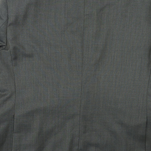 Paul Costelloe Mens Grey Wool Jacket Blazer Size 42 Regular
