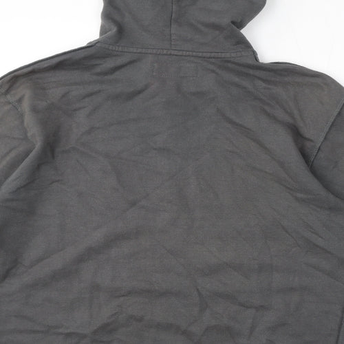 Lewis & Finch Mens Grey Cotton Full Zip Hoodie Size S - Size S/M