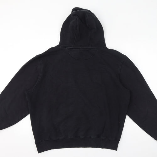 England Rugby Mens Black Cotton Pullover Hoodie Size 2XL - England Rugby, Rose