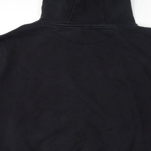 England Rugby Mens Black Cotton Pullover Hoodie Size 2XL - England Rugby, Rose