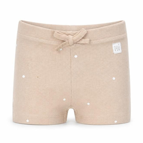 Marks and Spencer Baby Beige Polka Dot Cotton Cropped Trousers Size 0-3 Months Pullover - Embroided, Up to 1 Month