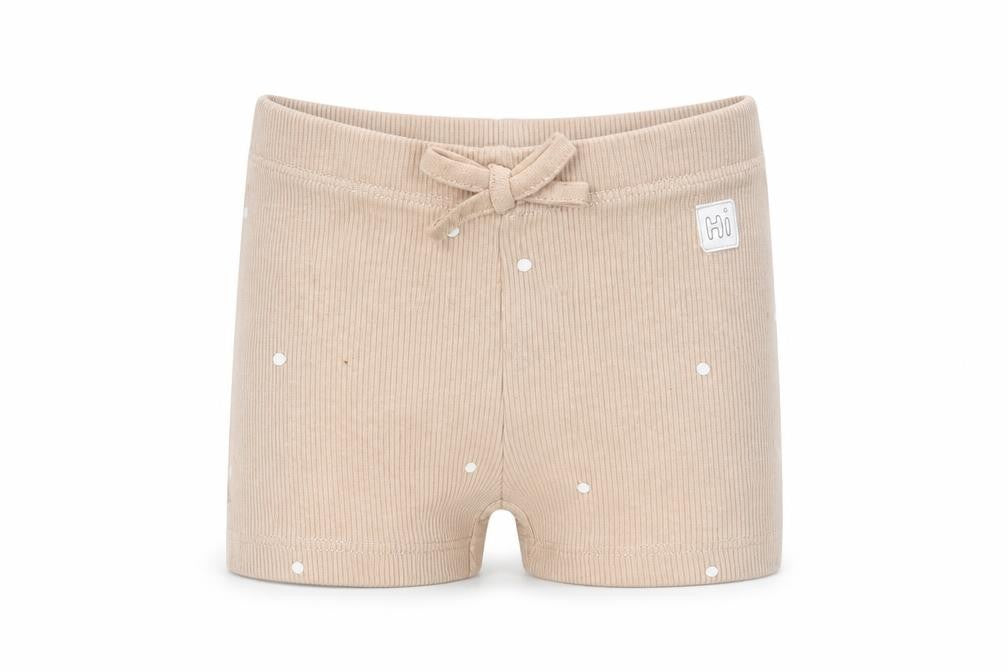 Marks and Spencer Baby Beige Polka Dot Cotton Cropped Trousers Size 0-3 Months Pullover - Embroided, Up to 1 Month