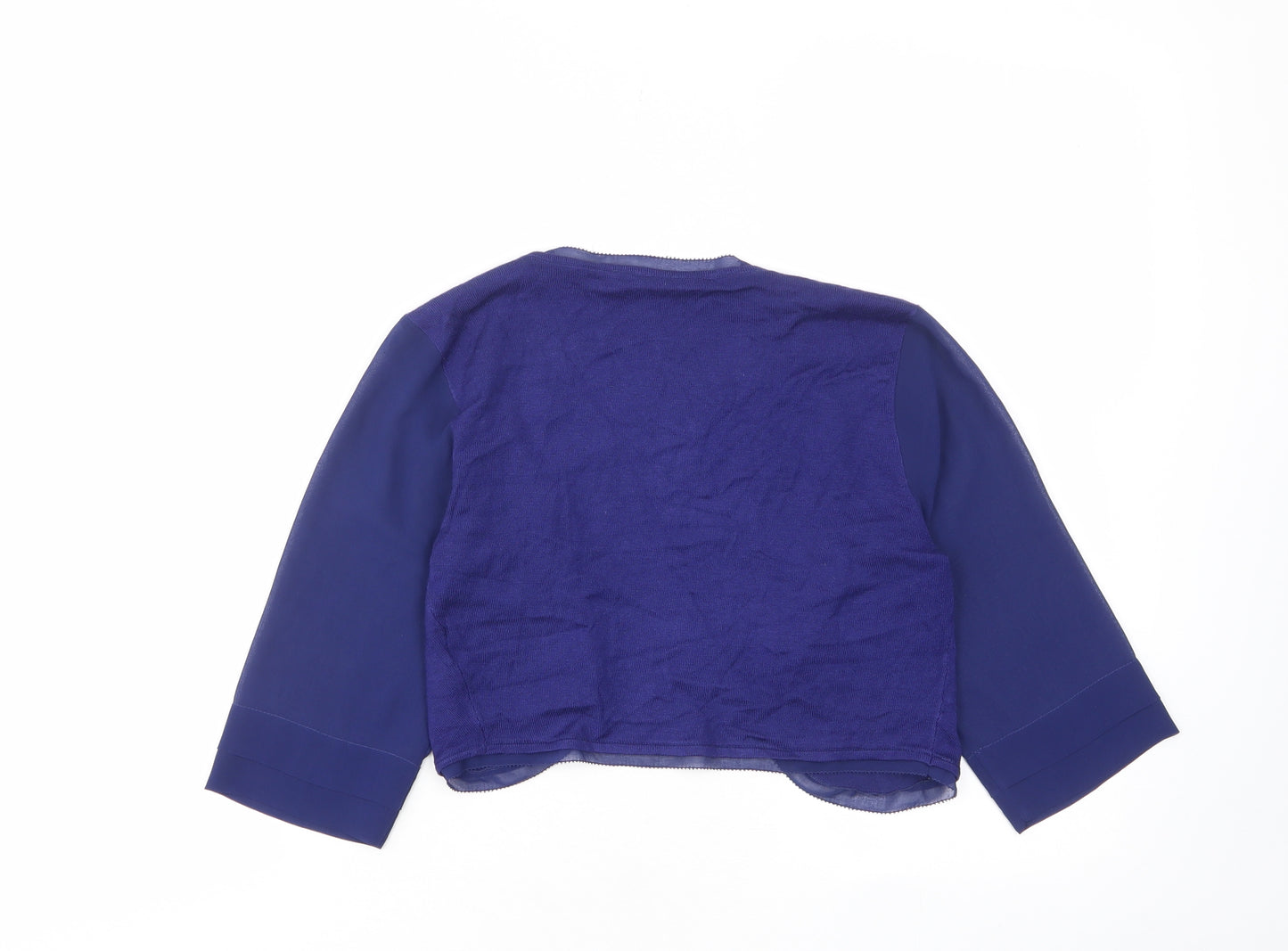 Coast Womens Blue V-Neck Viscose Cardigan Jumper Size XS - Open