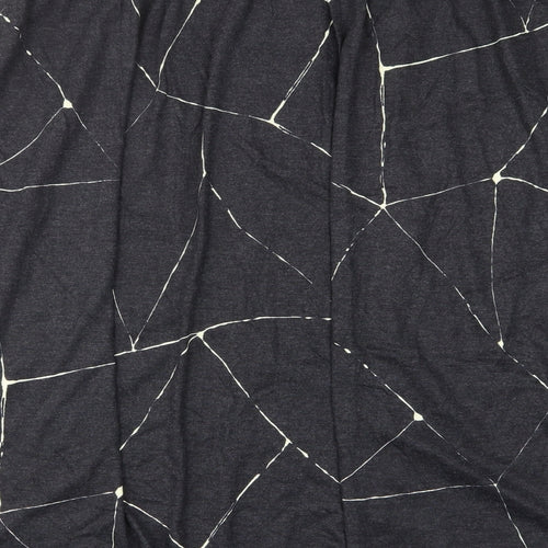 Eric Hill Womens Grey Geometric Polyester A-Line Skirt Size 22 - Elastic waist