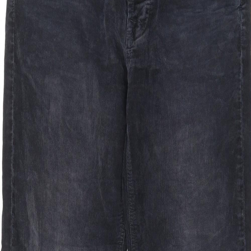 7 For All Mankind Mens Blue Cotton Trousers Size 31 in L33 in Regular Zip - Pockets, Belt Loops