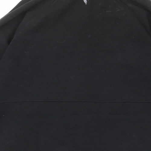 Skechers Womens Black Polyester Pullover Sweatshirt Size L Zip - Pockets