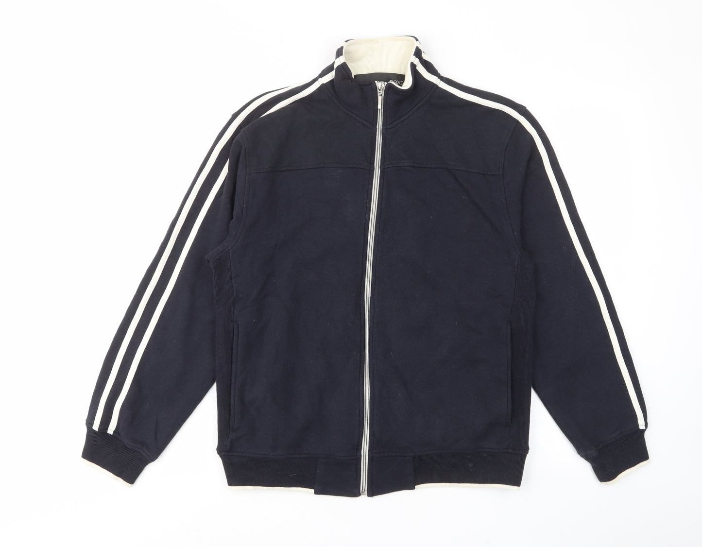 NEXT Mens Blue Cotton Full Zip Sweatshirt Size M - Pockets