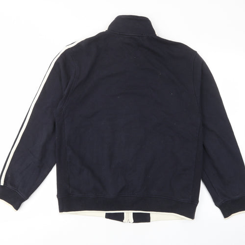 NEXT Mens Blue Cotton Full Zip Sweatshirt Size M - Pockets