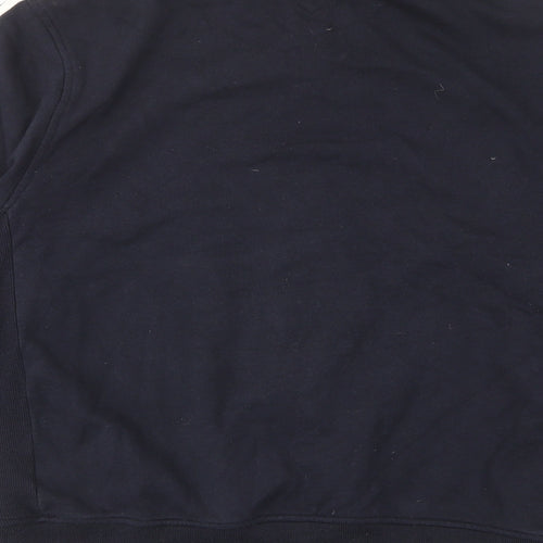NEXT Mens Blue Cotton Full Zip Sweatshirt Size M - Pockets