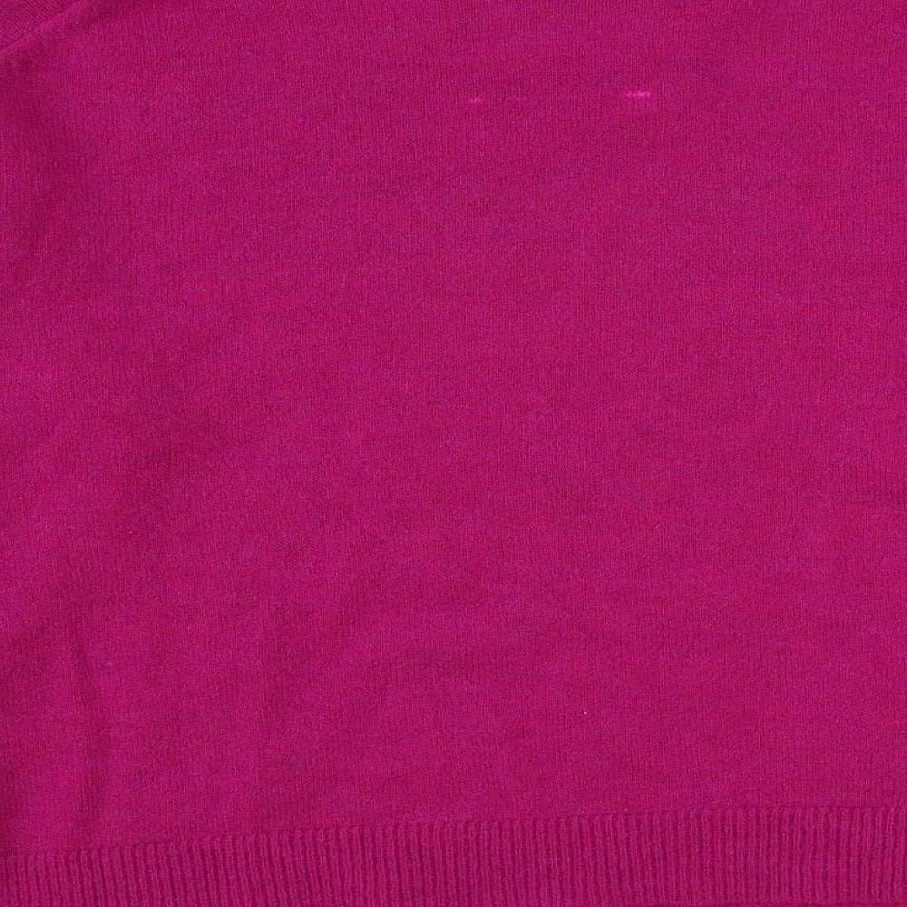 H&M Womens Pink Round Neck Polyester Pullover Jumper Size XS - Jeweled