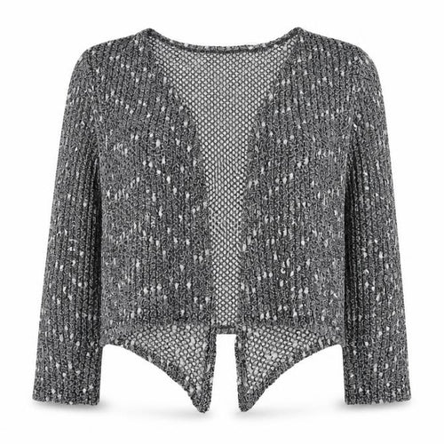 Saloos Womens Blue V-Neck Polyester Cardigan Jumper Size 16
