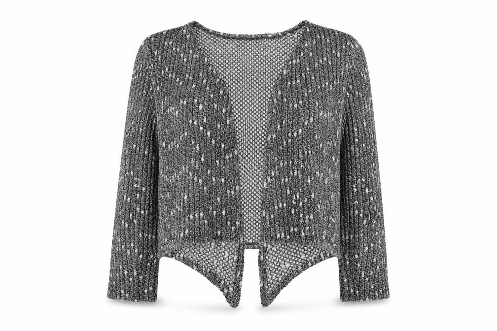 Saloos Womens Blue V-Neck Polyester Cardigan Jumper Size 16