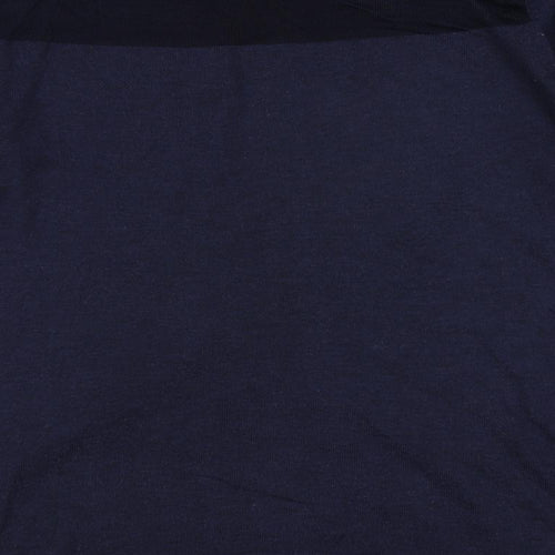 Esprit Womens Blue Round Neck Polyester Pullover Jumper Size M