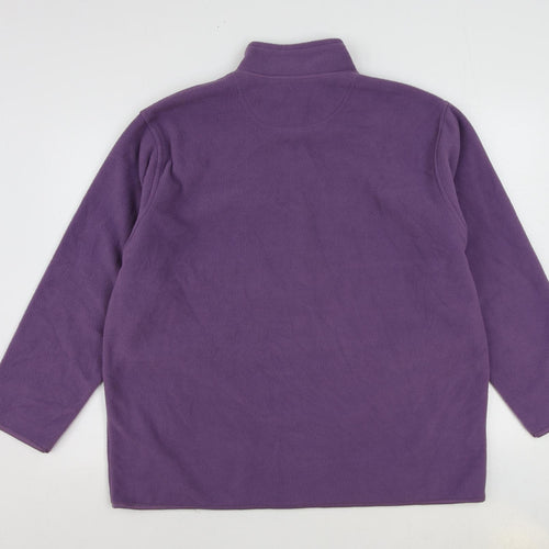 EWM Womens Purple Jacket Size 18 Zip - Size 18-20