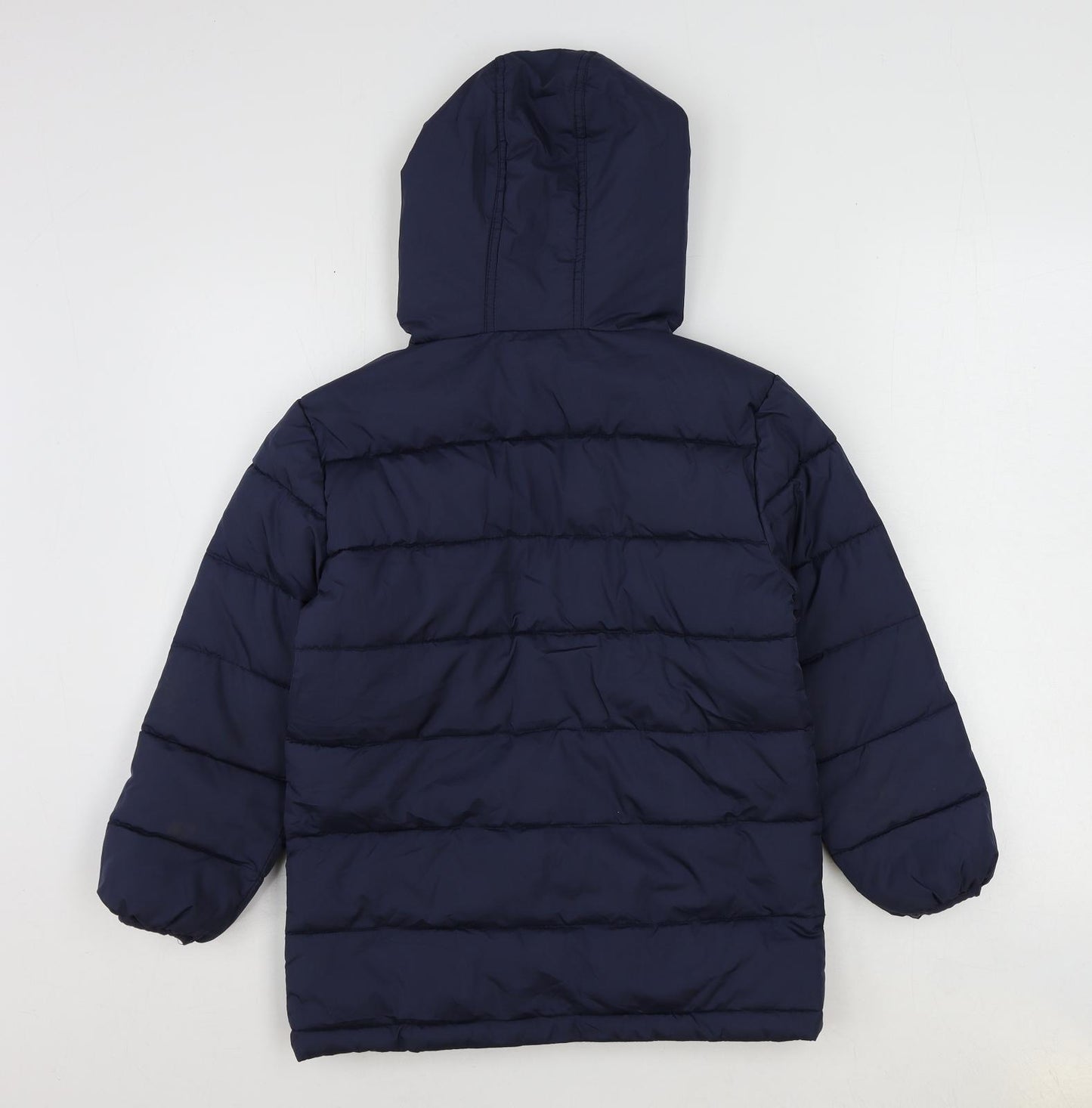 Everton Boys Blue Puffer Jacket Coat Size 8-9 Years Zip - Football
