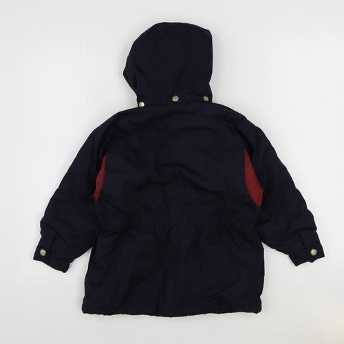 Bright Futures Boys Blue Rain Coat Coat Size 5 Years Zip