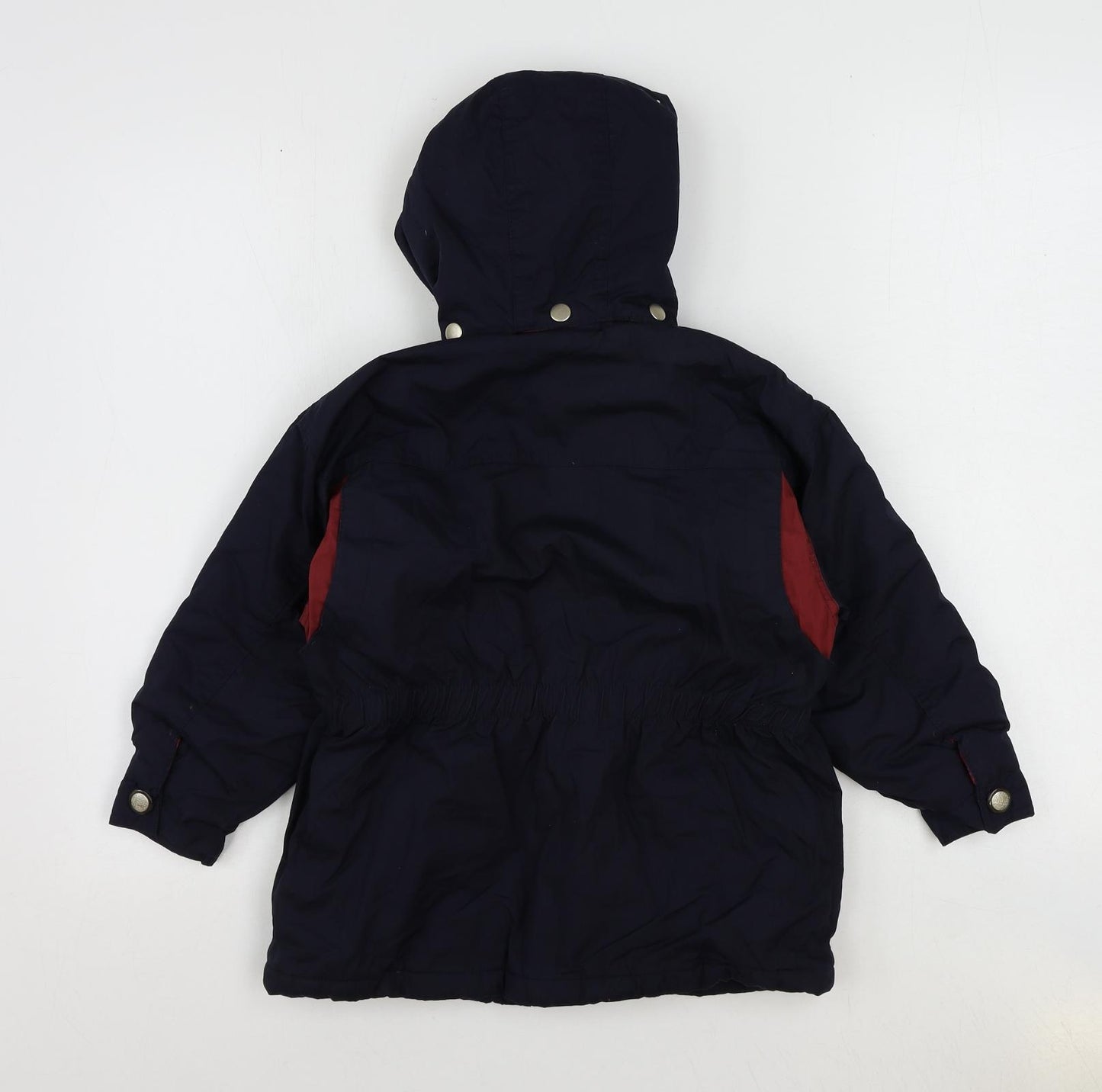 Bright Futures Boys Blue Rain Coat Coat Size 5 Years Zip