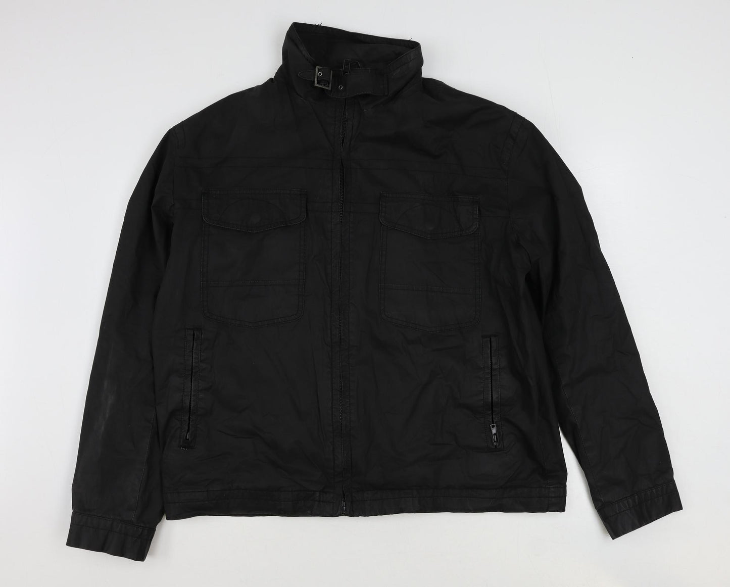 NEXT Mens Black Jacket Size XL Zip