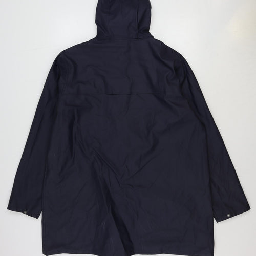 Regatta Womens Blue Rain Coat Coat Size 22 Zip