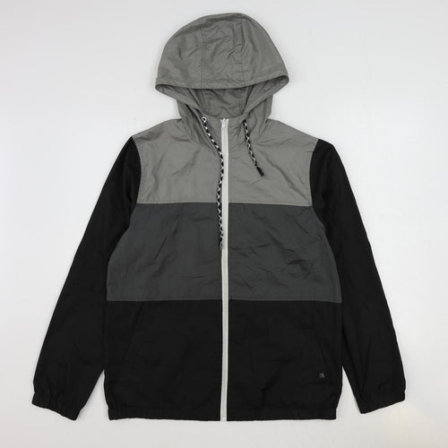 Zine Mens Grey Jacket Size S Zip