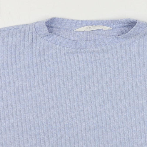 H&M Girls Blue Viscose Pullover Sweatshirt Size 12-13 Years Pullover - Size 12-14 Years