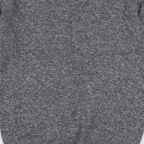 Maine New England Mens Blue Round Neck Cotton Pullover Jumper Size S Long Sleeve