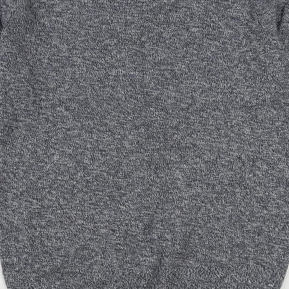 Maine New England Mens Blue Round Neck Cotton Pullover Jumper Size S Long Sleeve