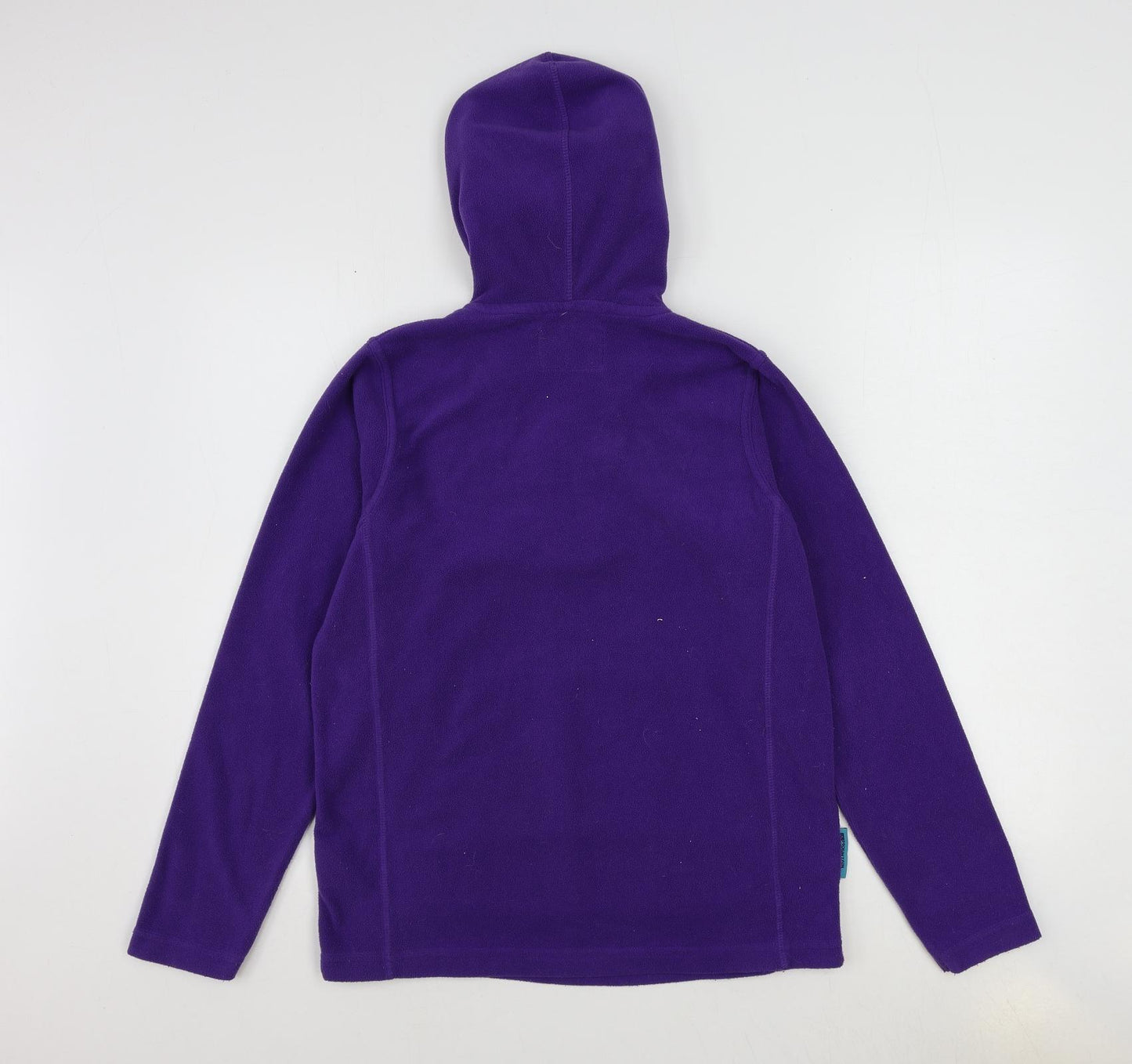 Mountain Warehouse Girls Purple Polyester Pullover Hoodie Size 13 Years Zip - Quarter-Zip