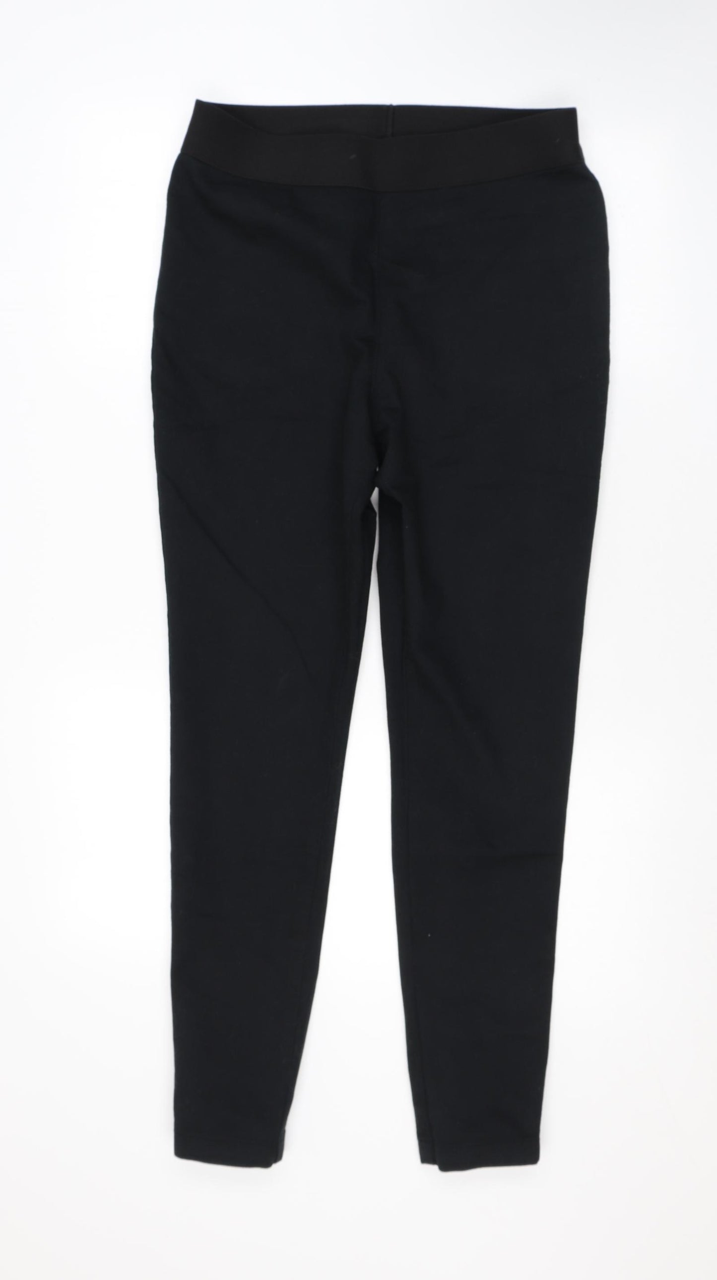 Marks and Spencer Womens Black Cotton Jegging Jeans Size 14 L28 in Regular