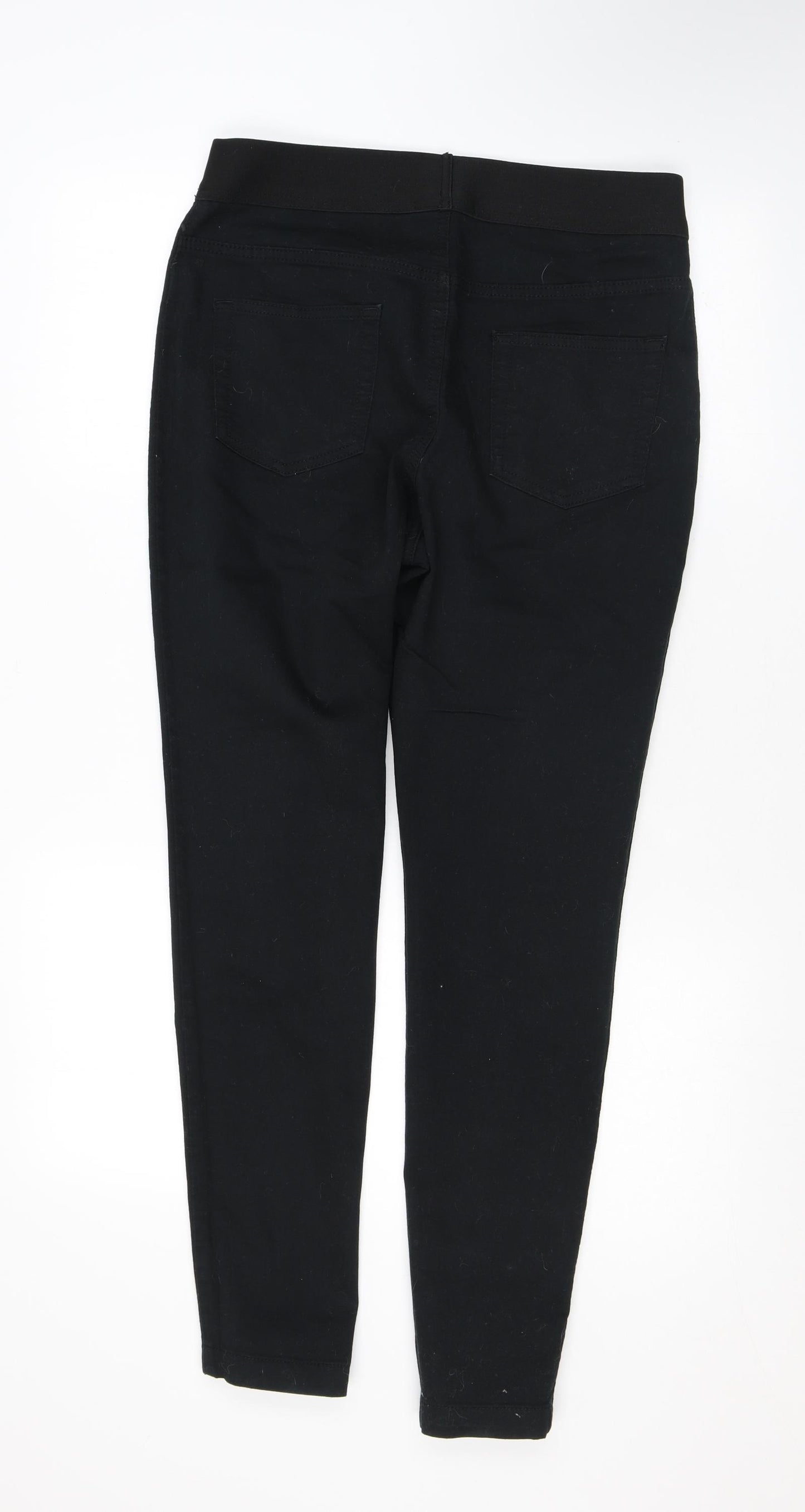 Marks and Spencer Womens Black Cotton Jegging Jeans Size 14 L28 in Regular