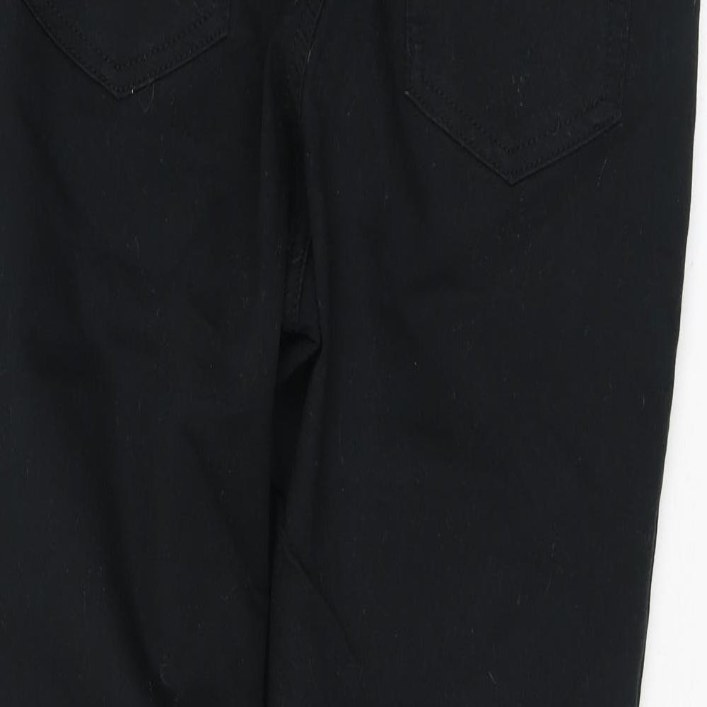 Marks and Spencer Womens Black Cotton Jegging Jeans Size 14 L28 in Regular