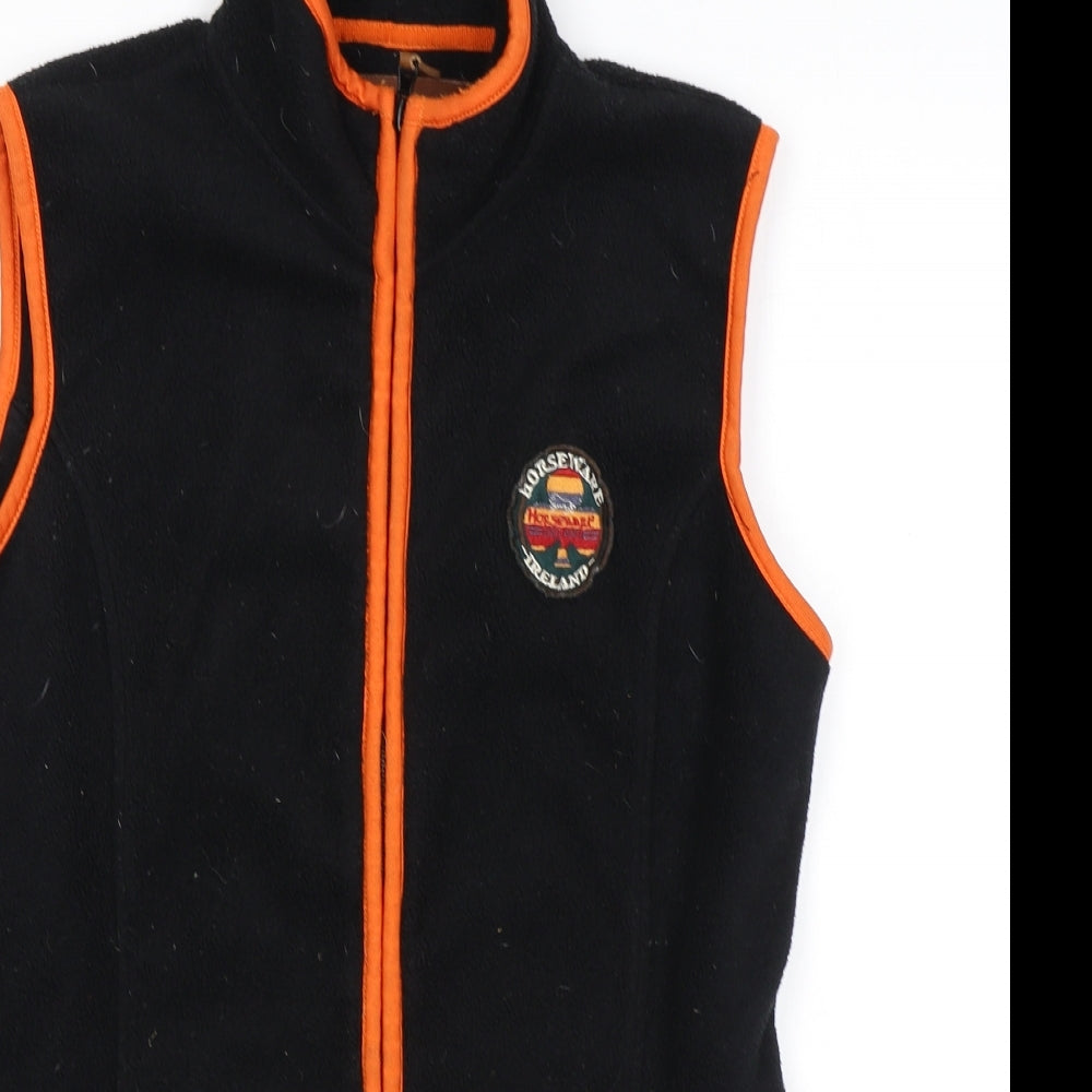 Horseware Womens Black Gilet Jacket Size S Zip