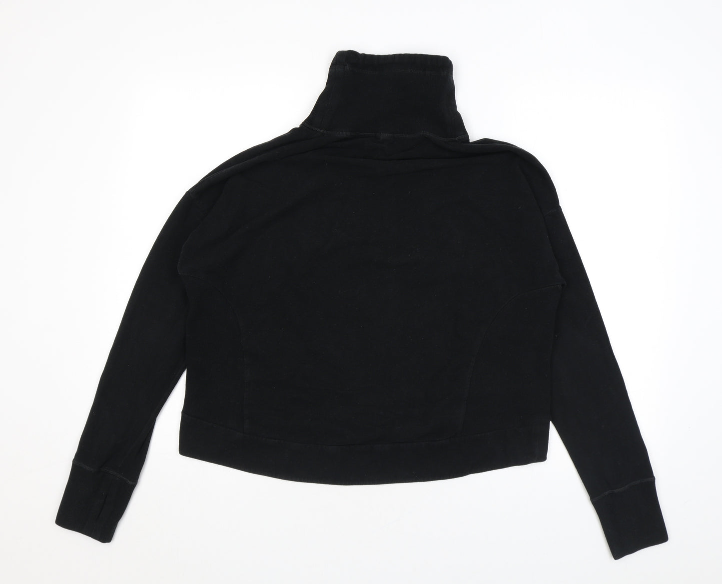 Sweaty Betty Womens Black Polyester Pullover Sweatshirt Size M Pullover