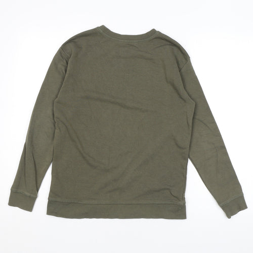 H&M Boys Green Cotton Pullover Sweatshirt Size 10 Years Pullover - Video Games
