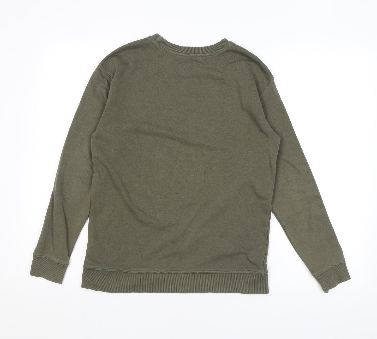 H&M Boys Green Cotton Pullover Sweatshirt Size 10 Years Pullover - Video Games