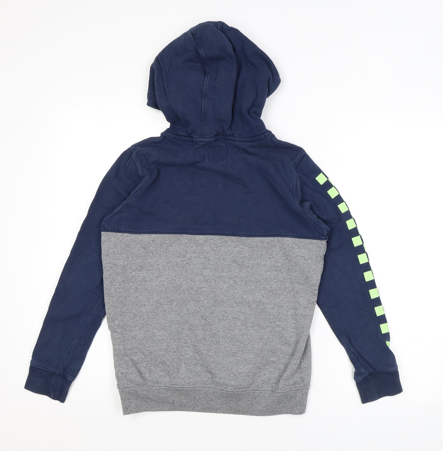 VANS Mens Blue Cotton Pullover Hoodie Size M - Logo