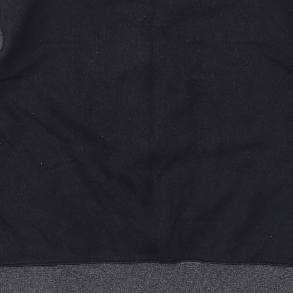 People Tree Mens Black Varsity Jacket Jacket Size S Zip